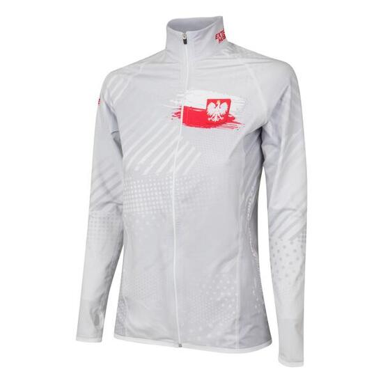 Felpa da running da donna con zip EXTREME HOBBY POLSKA PRIME