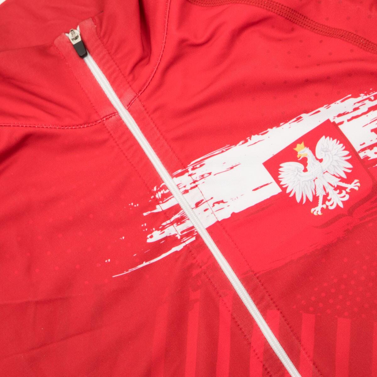 Sweat de running zippé en polyester pour femme EXTREME HOBBY POLSKA PRIME 4/7