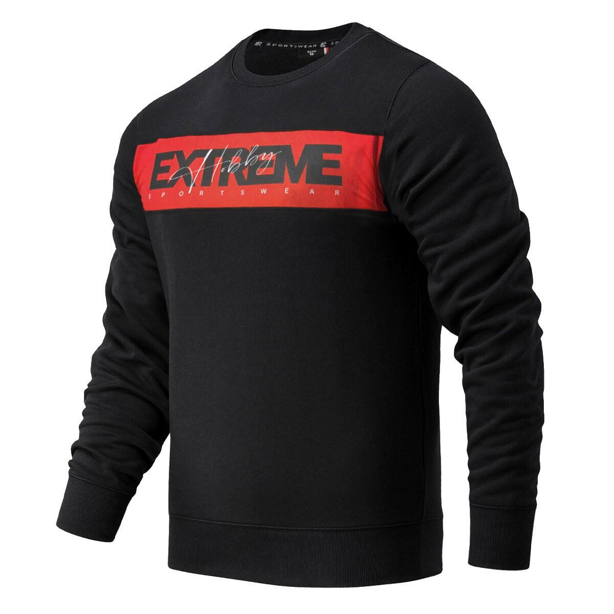 EXTREME HOBBY Felpa girocollo da uomo EXTREME HOBBY HEADLINE