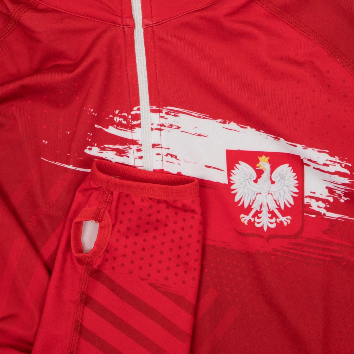 Felpa da running con zip da uomo EXTREME HOBBY POLSKA PRIME 5/7