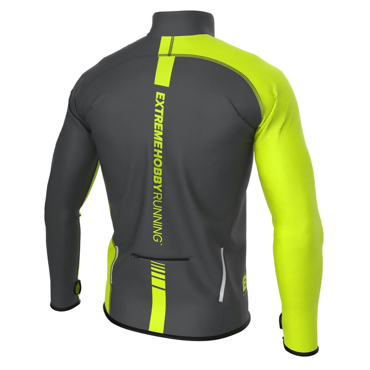 Felpa da running con zip da uomo EXTREME HOBBY DRAFT 3/6