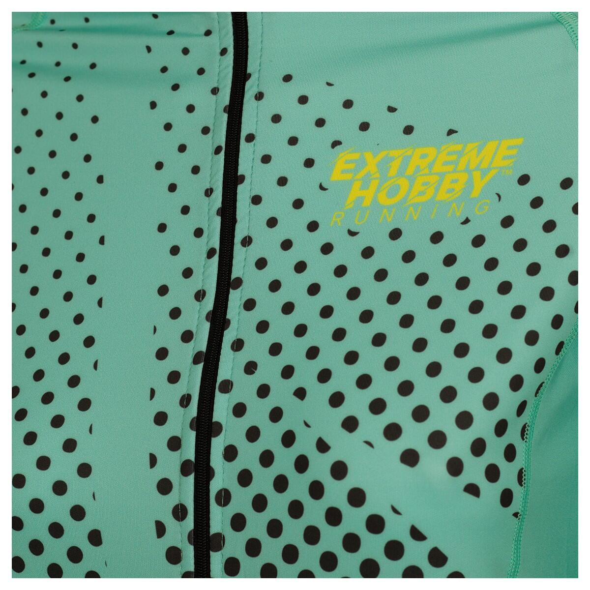 Camisola de running em poliéster com fecho para mulher EXTREME HOBBY HALFTONE 3/6