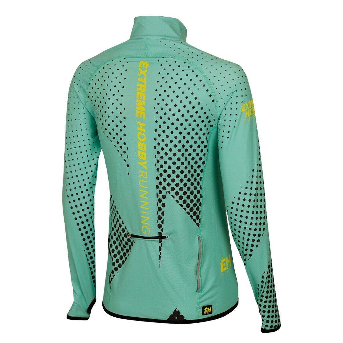 Camisola de running em poliéster com fecho para mulher EXTREME HOBBY HALFTONE 2/6