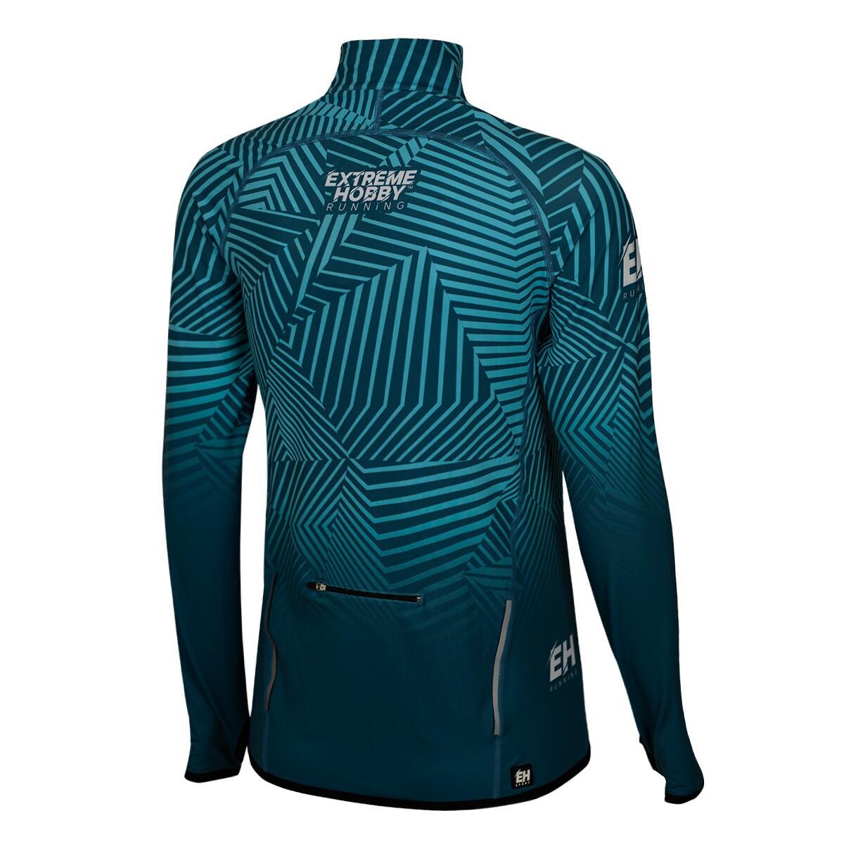 Felpa da running da donna con zip EXTREME HOBBY CALEIDOSCOPE 2/6