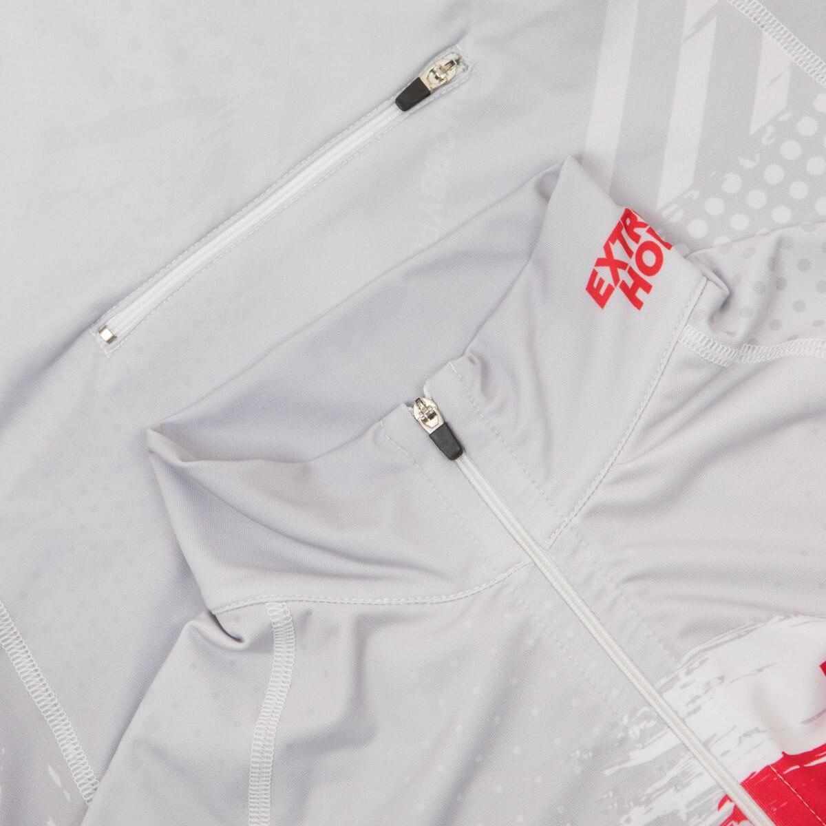 Felpa da running da donna con zip EXTREME HOBBY POLSKA PRIME 3/7