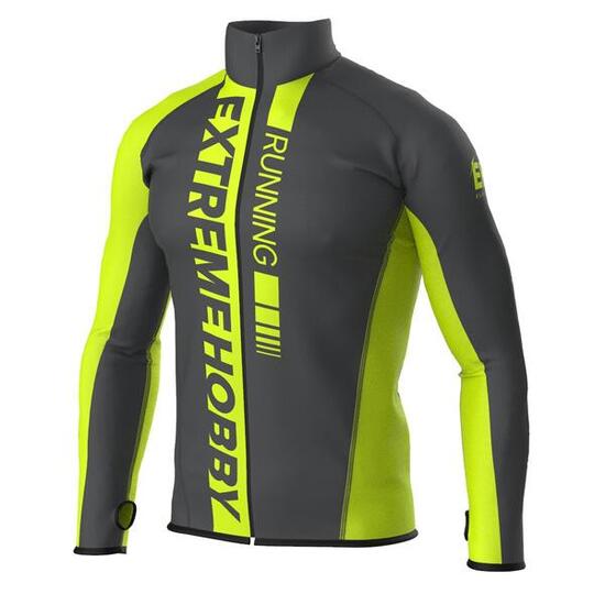 Lauf-Sweatshirt mit Reißverschluss für Herren EXTREME HOBBY DRAFT