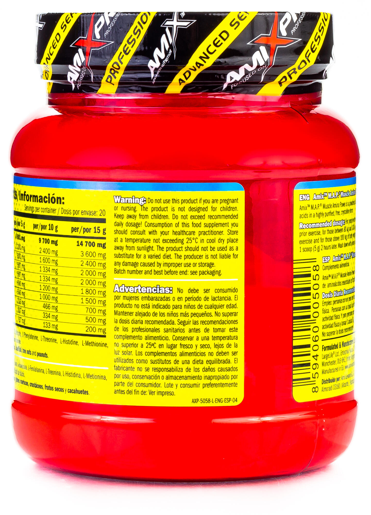 M.a.p. muscle amino power - 300g Neutre de AmiXpro® series 3/5