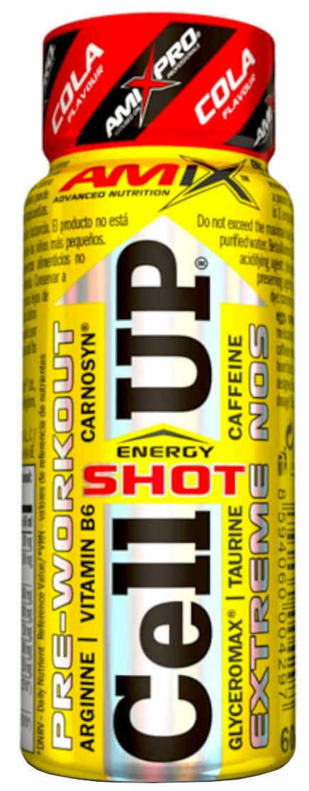 CellUp Pre-workout Energy Shot - 60ml Bebida Energetica AmiXpro® series 3/5