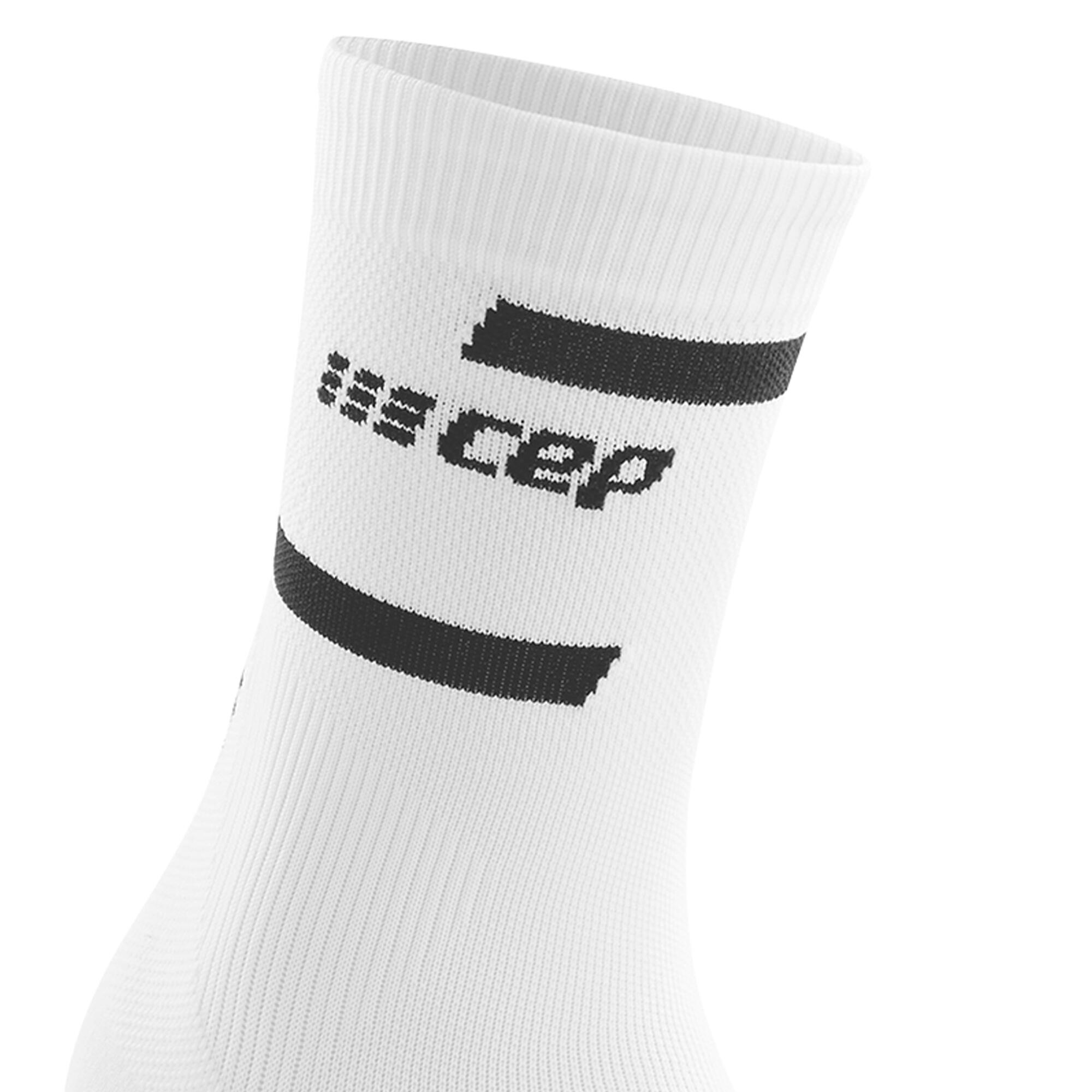 CEP Run Mid-Cut Compressie Sokken - Wit - Heren 5/5