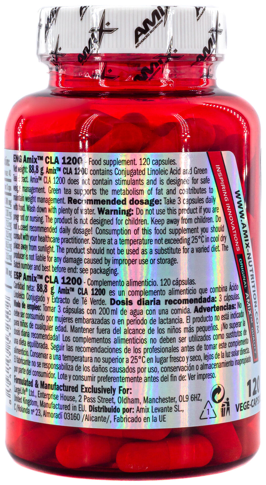 CLA 1200 - 120 kapsułek Amix Nutrition 3/5
