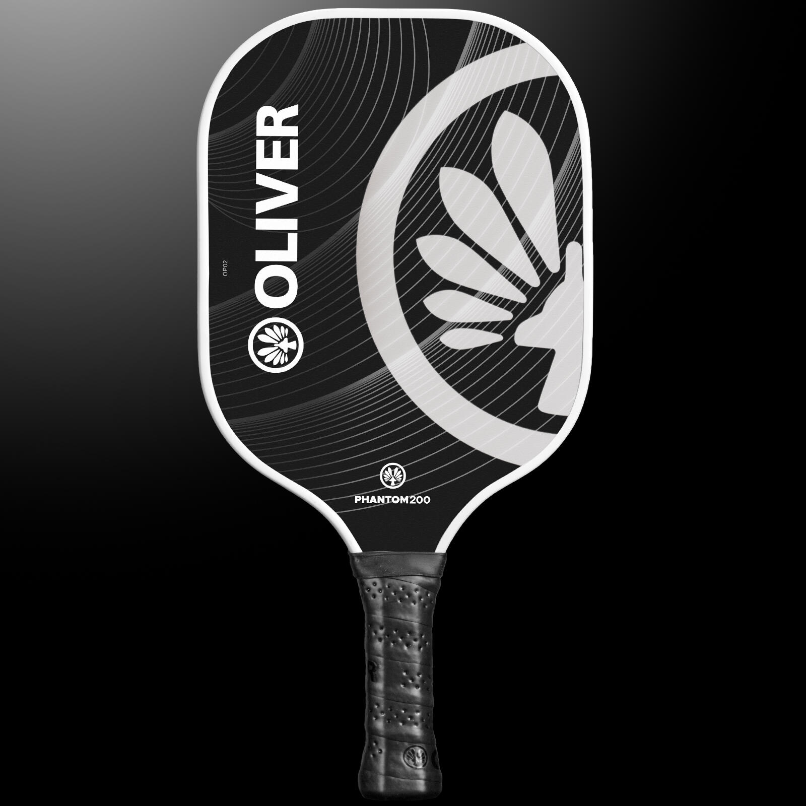 Pickleball racket OLIVER - PHANTOM 200 zwart/grijs 2/7