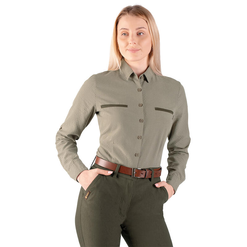 Koszula myśliwska damska Tagart Lena Green anty UV