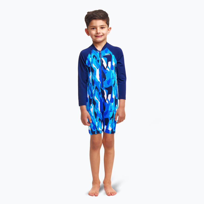 Combinezon UPF 50+ pentru copii Funky Trunks Go Jump Suit
