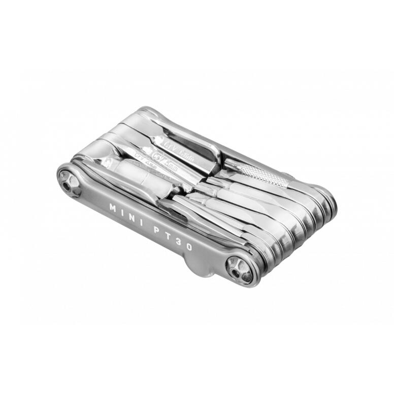MULTIHERRAMIENTA TOPEAK MINI PT30 PLATA 3/6