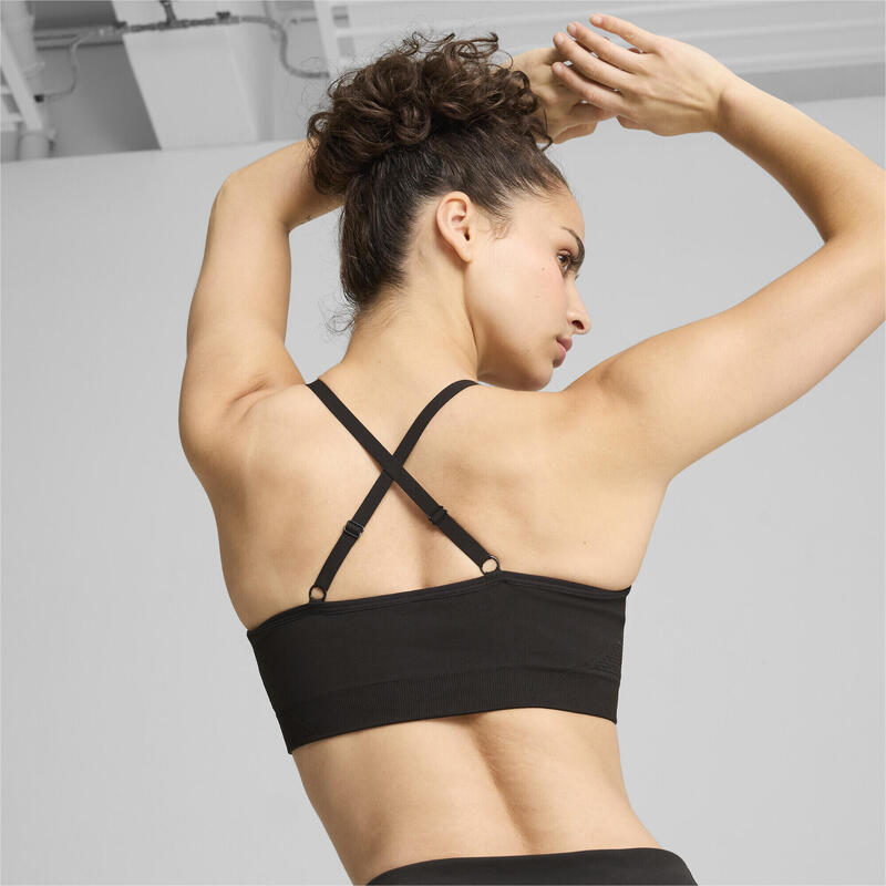 MOVE SHAPELUXE SEAMLESS BRA PUMA Black Vapor Cat