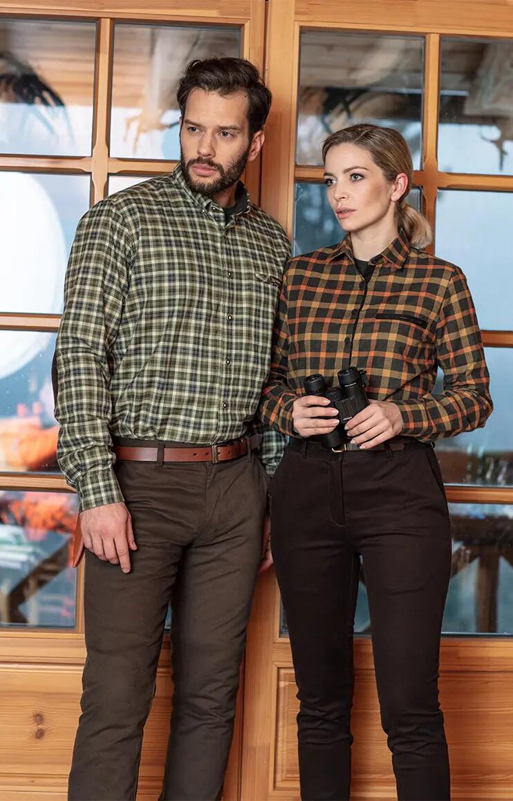 Camisa de caza para hombre de franela Tagart Willow verde 5/5