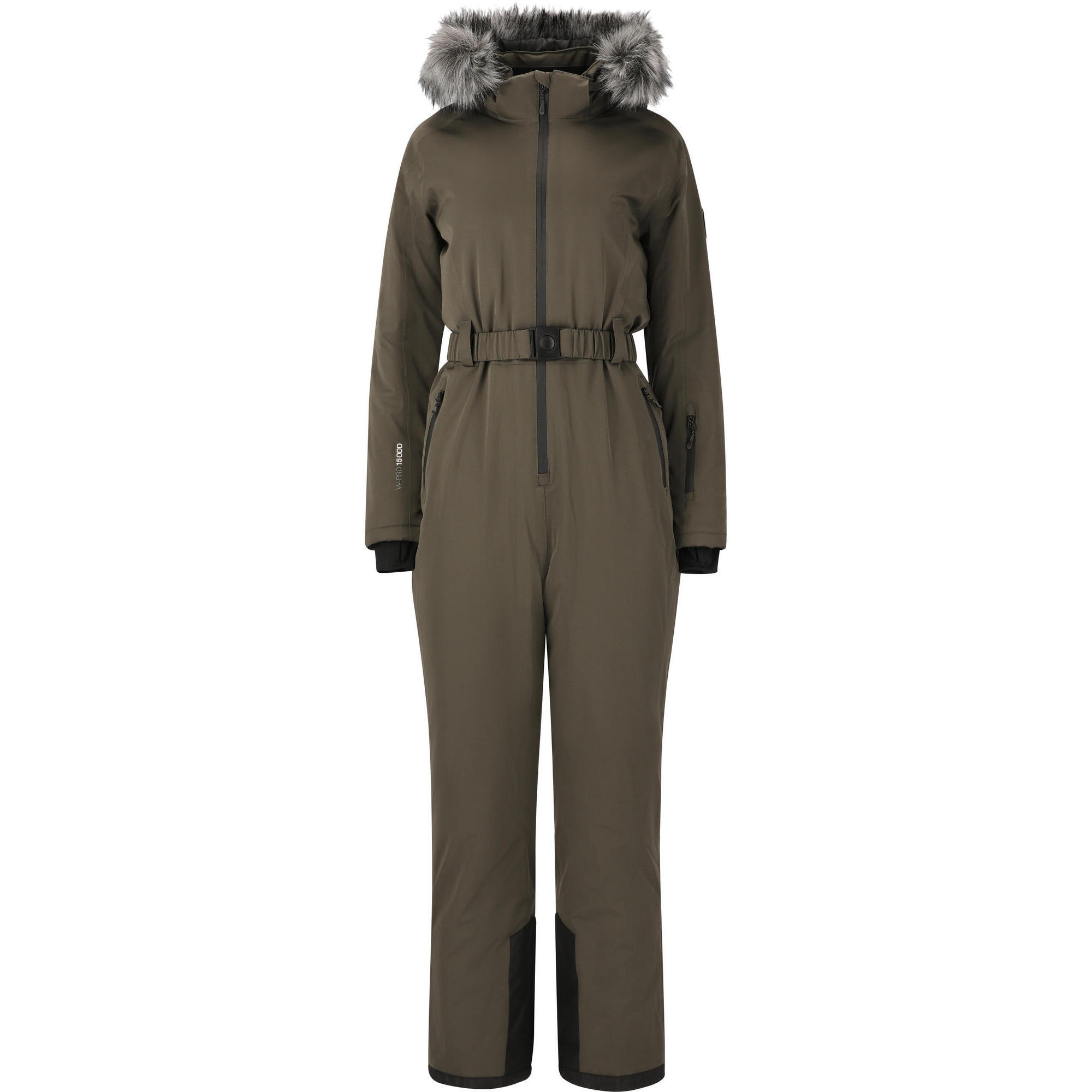 Whistler - Combinaison De Ski Femme Whistler Courtney - Combinaison De Ski - Gris|noir - 50 - Decathlon