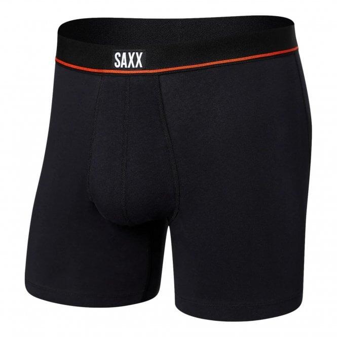 SAXX Saxx Underwear Non-Stop Stretch Cotton Men's Boxer Briefs - Black