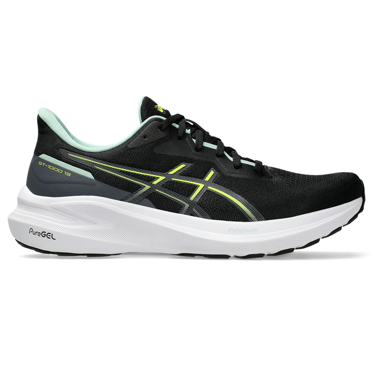 Zapatillas De Running Hombre - ASICS Gt-1000 13 - Black/SafetyYellow 3/7
