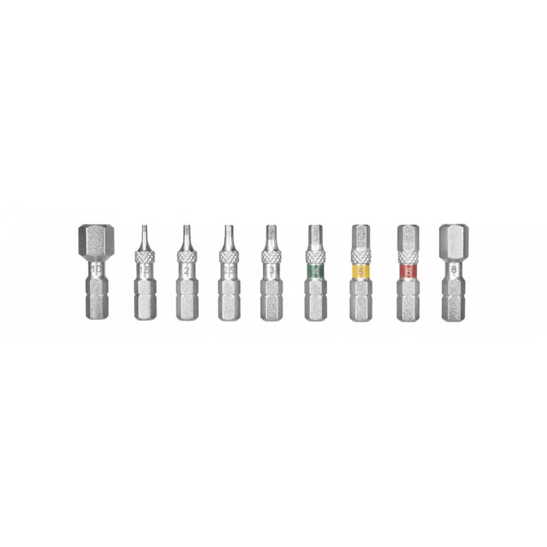 Topeak Inbus lange bit set Allen BitKit 9 5/5