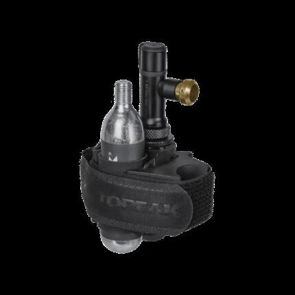 Topeak CO2 Kartuschenpumpe & Reparaturset Tubi Master X 25 g, Schwarz