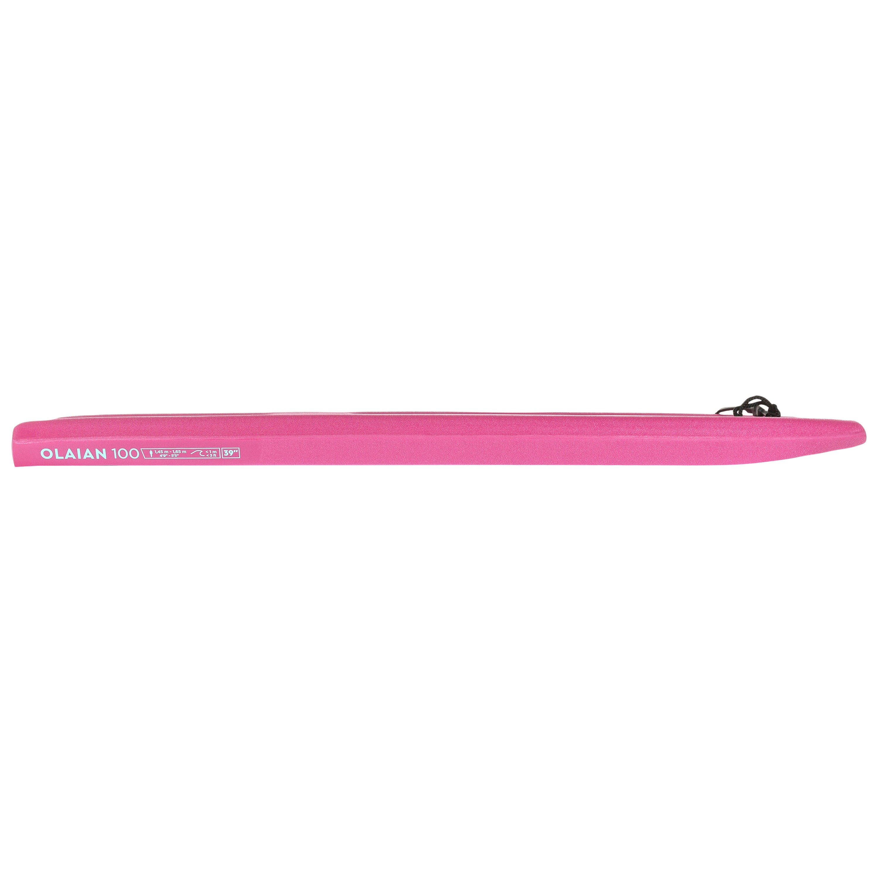 Tweedehands Bodyboard 100 roze/blauw met polsleash 3/5