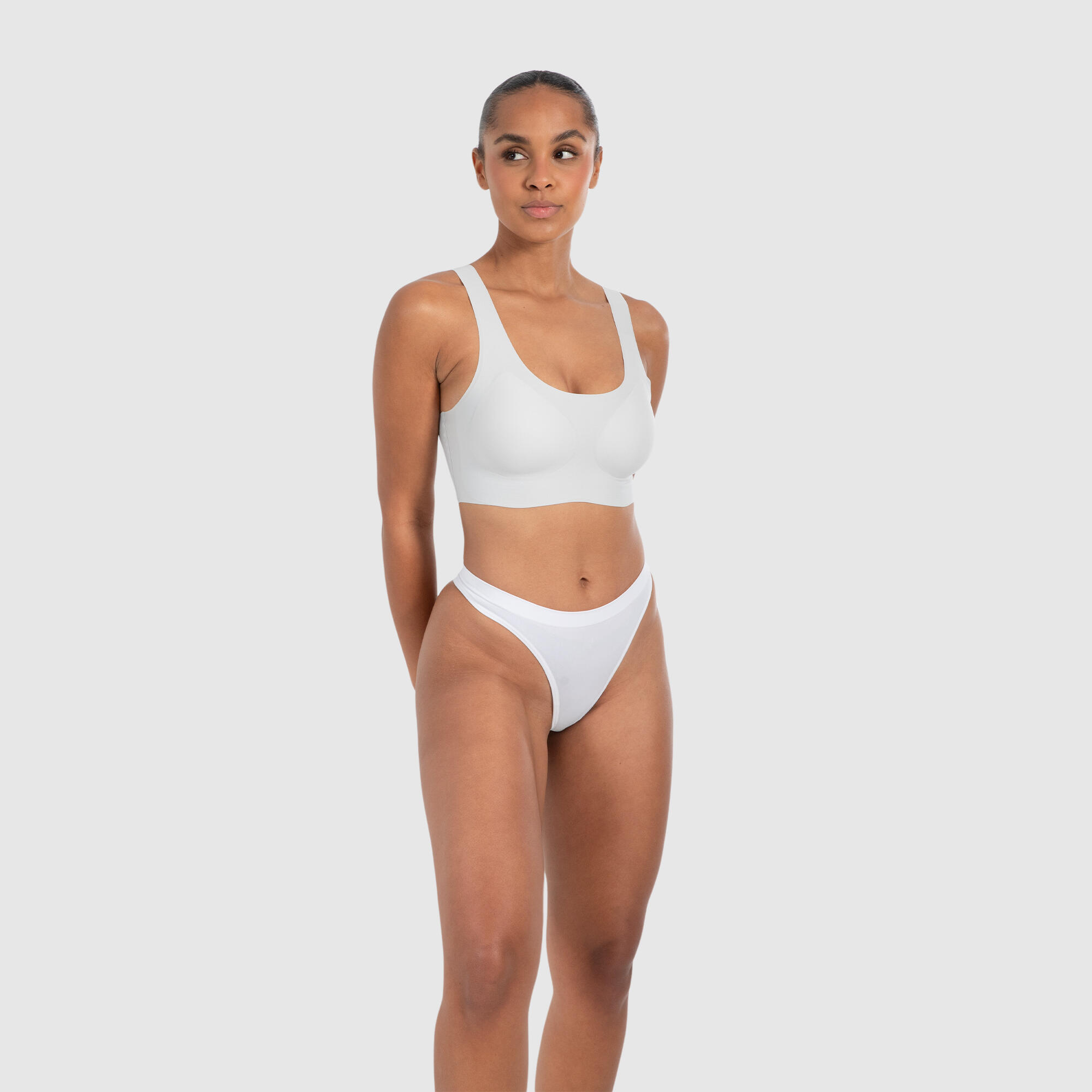 Damen Bralette mit Cups Nysa Weiß 3/6