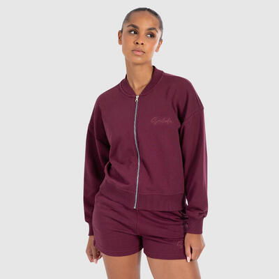 Damen Sweatjacke Fayne Dunkel Lila