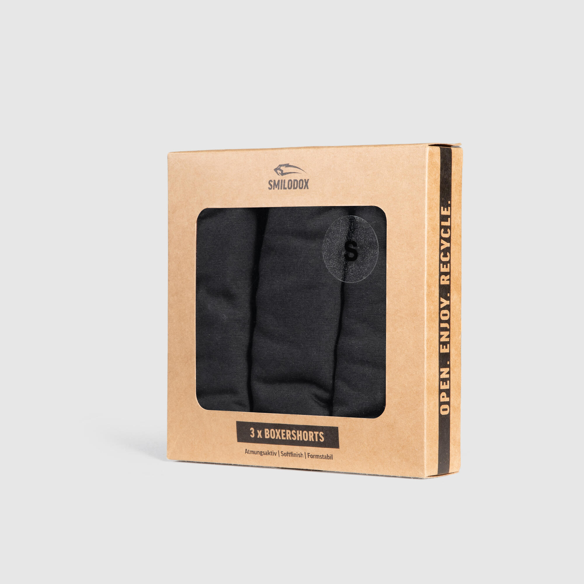 Herren Boxershorts 3er Pack Farry Schwarz 5/6