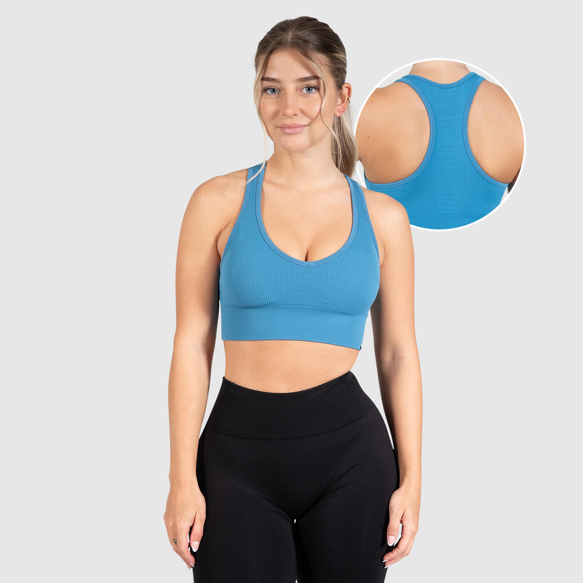 SMILODOX Damen Sport BH Amaze Pro Petrol für Sport & Freizeit