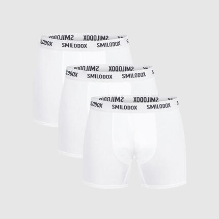 Herren Boxershorts 3er Pack 3er Pack Weiß