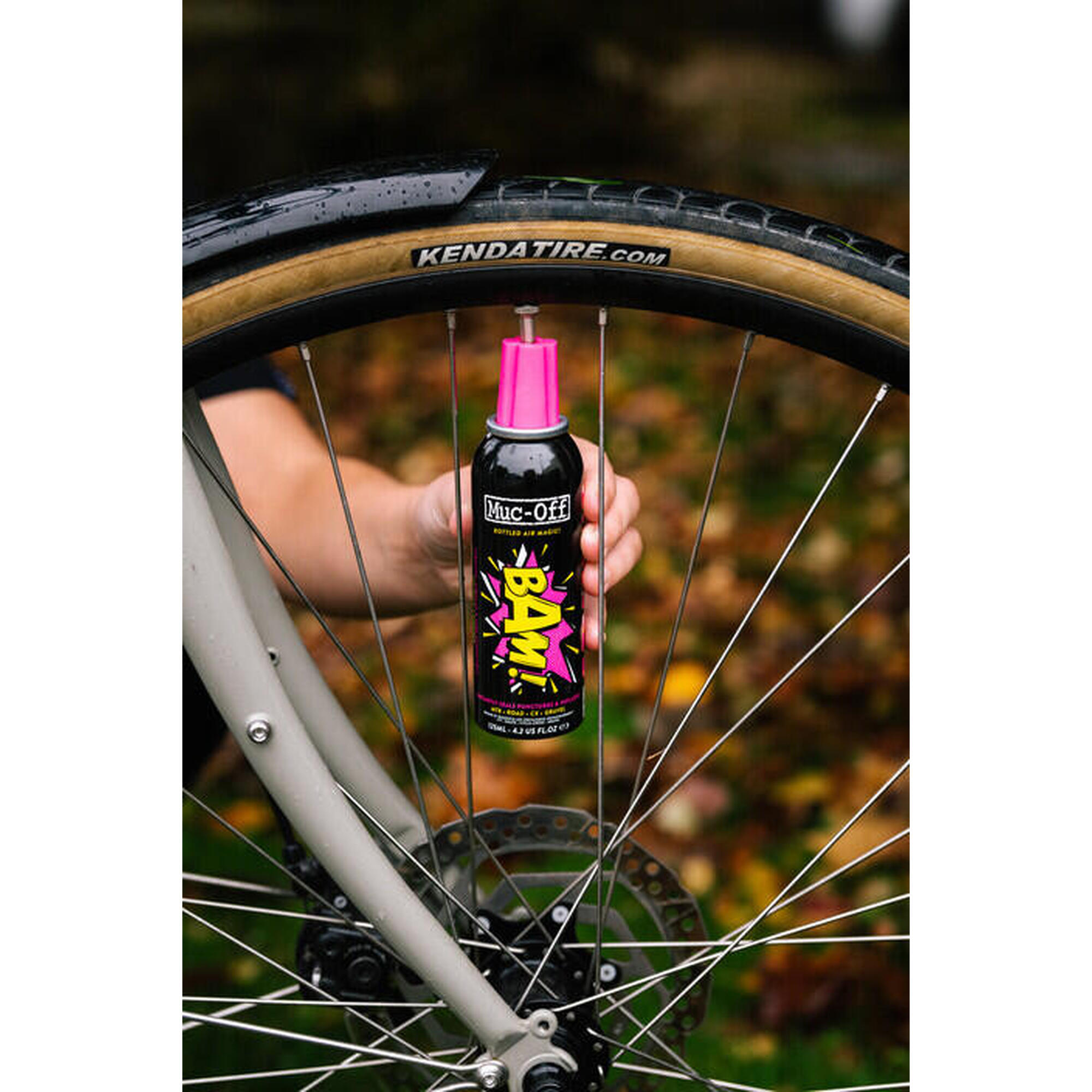 Cartus cu solutie antipana BAM pentru camera sau pentru sisteme tubeless - 125ml
