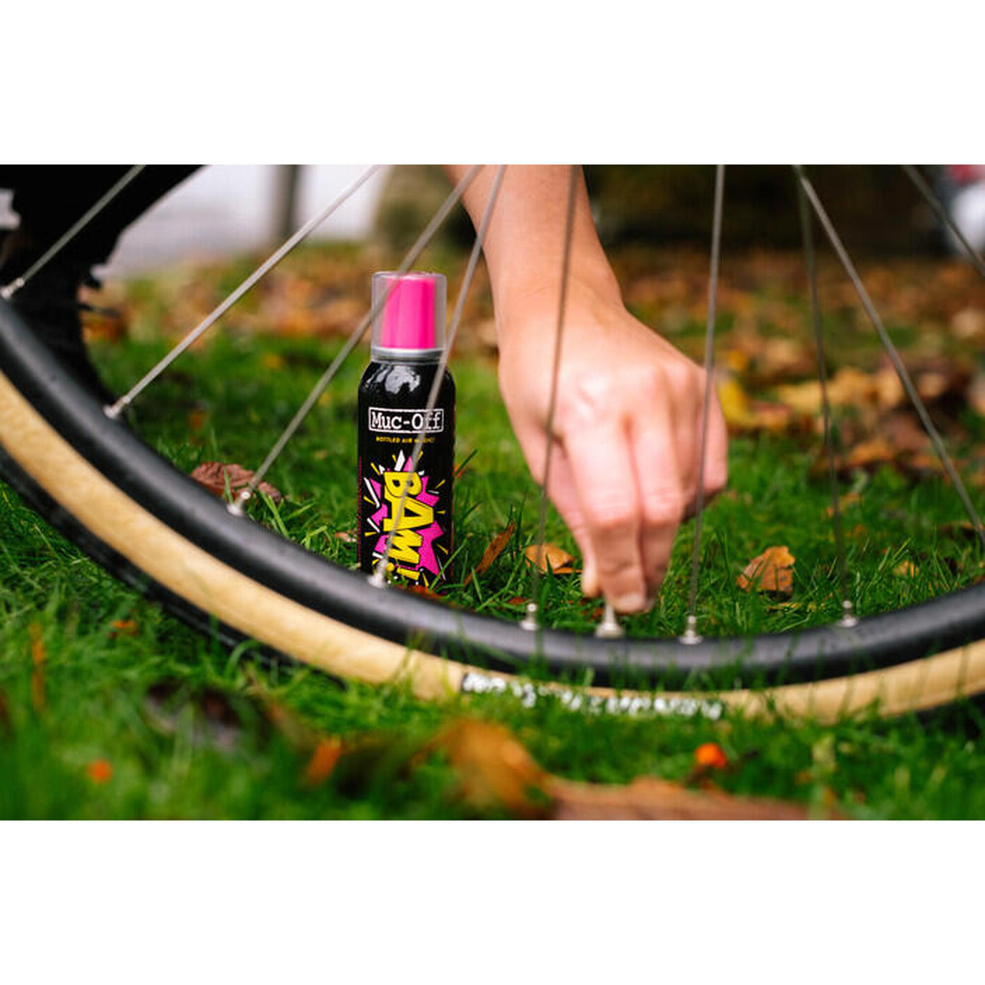 Cartus cu solutie antipana BAM pentru camera sau pentru sisteme tubeless - 125ml