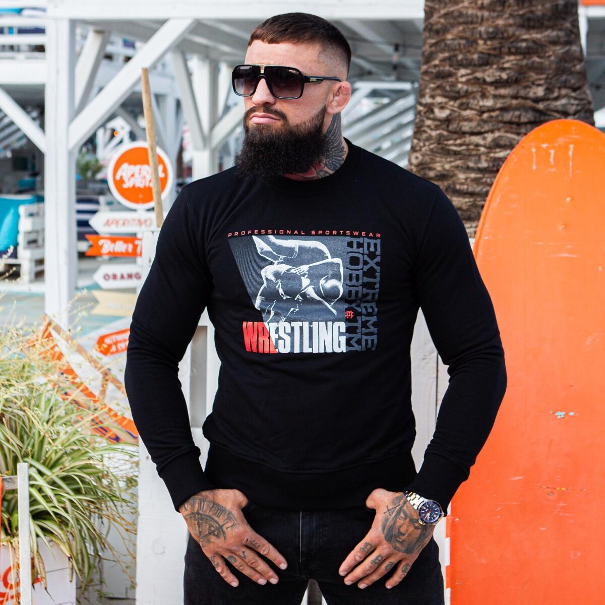 Felpa da uomo EXTREME HOBBY WRESTLING PRO 5/7