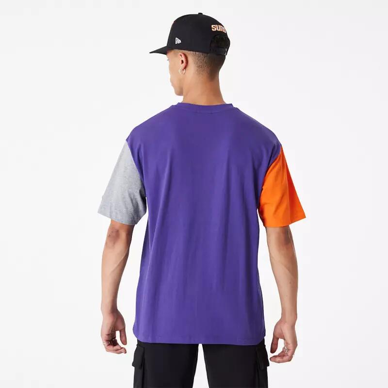 Camisetas para Hombre New era Sew phoenix suns Morado