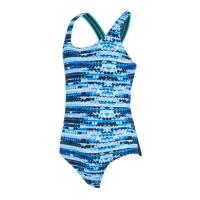 Maillot de bain Zoggs Rowleeback pour fille - Imprimé Rock Wave - Taille 34