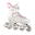Patine cu rotile Nils Extreme NH18188 2in1 cu patine de hochei interschimbabile