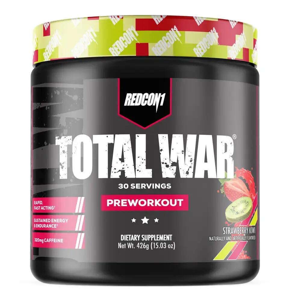 Redcon1 Total War Pre Workout 30 Servings Strawberry & Kiwi