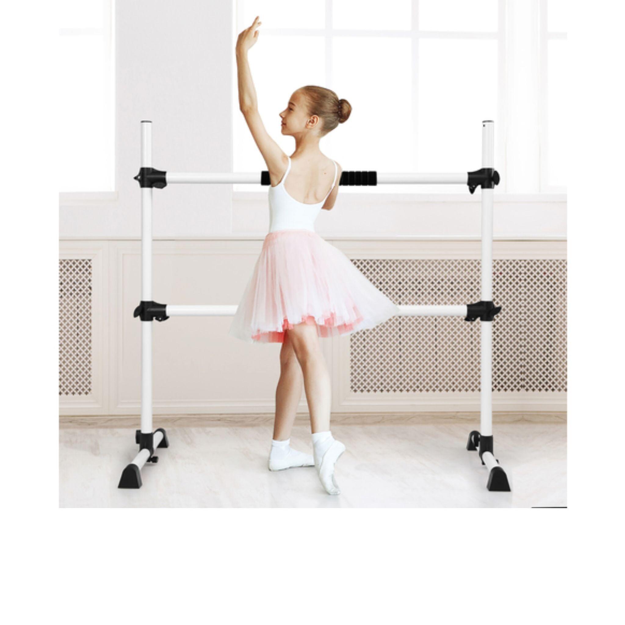 Freestanding and portable Double Ballet / stretch Barre 3/3