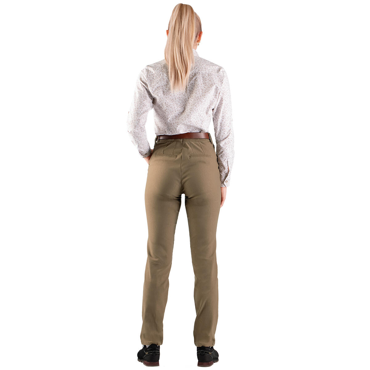 Pantalon de chasse pour femme Tagart Falcon Brown élastique 4/4