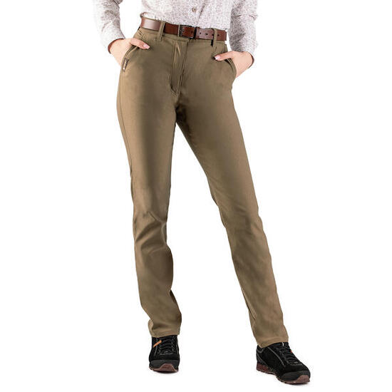 Pantalon de chasse pour femme Tagart Falcon Brown élastique