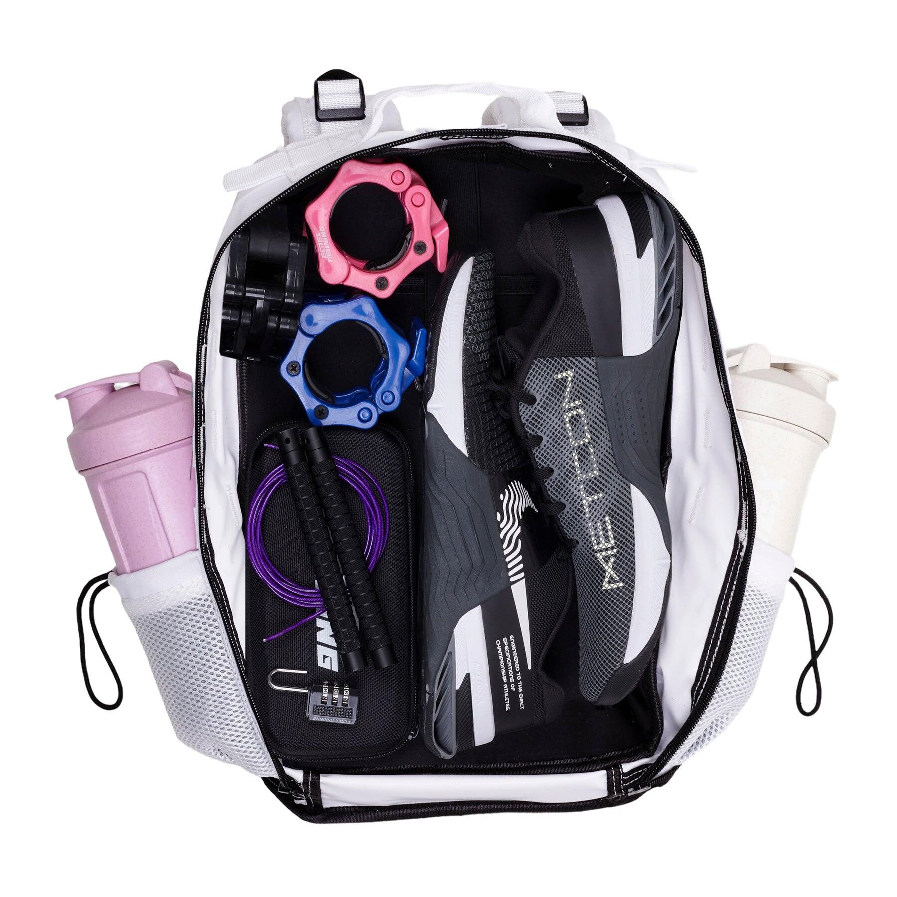 Mochila Elitex Blanco 25L Cabina Entrenamiento Repelente Agua 7/7