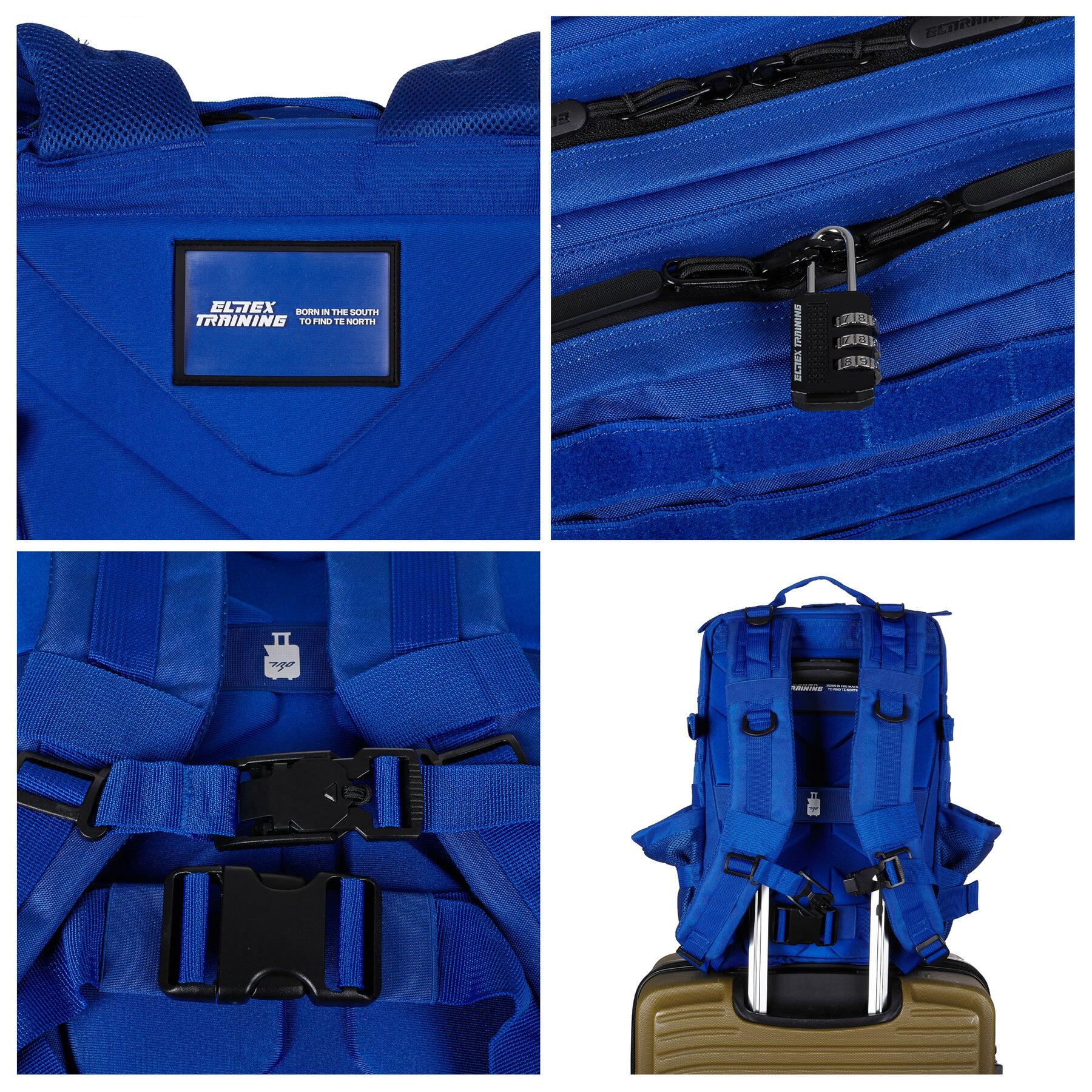 Zaino Elitex Blu 25L Cabina Allenamento Impermeabile 2/7