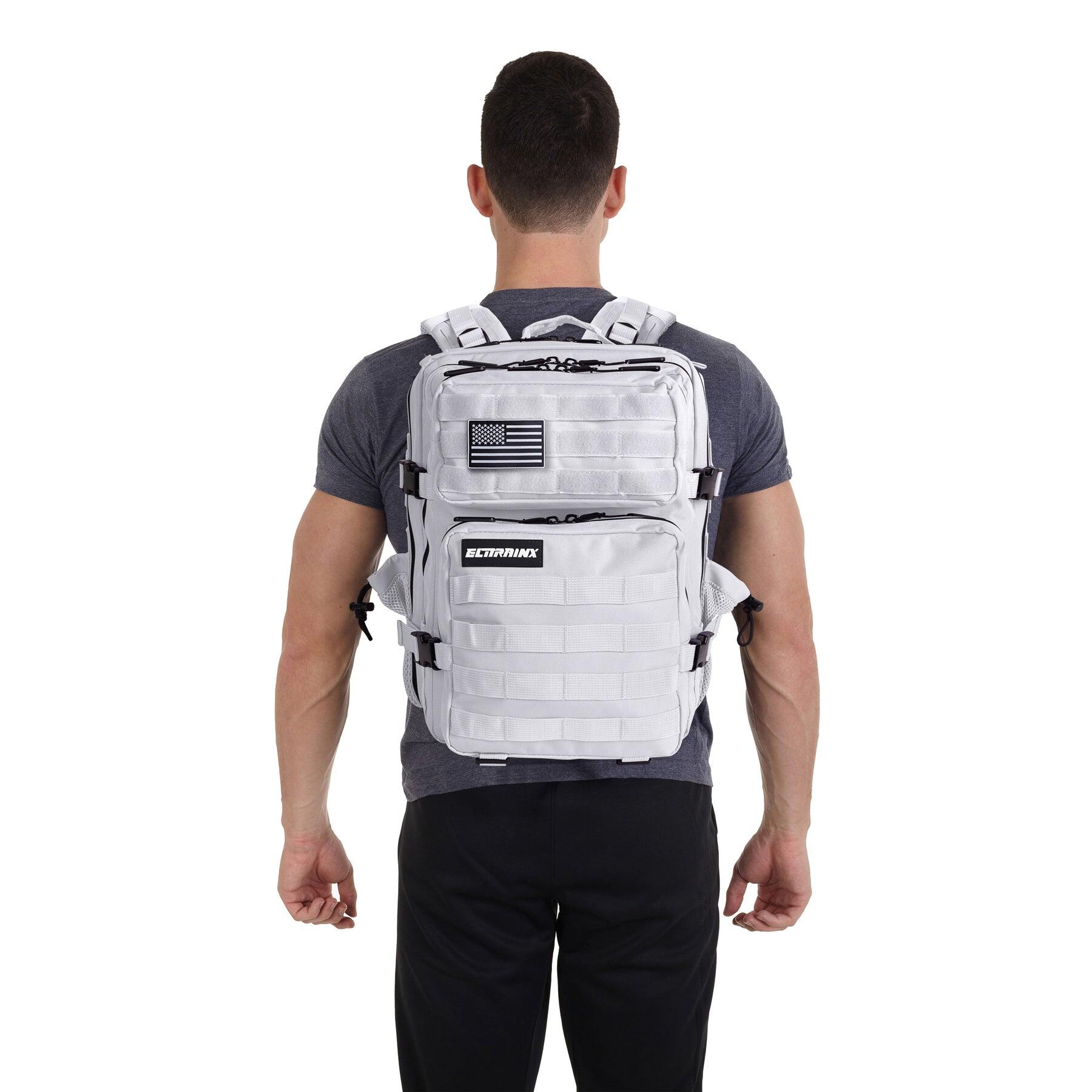 Mochila Elitex Blanco 25L Cabina Entrenamiento Repelente Agua 6/7