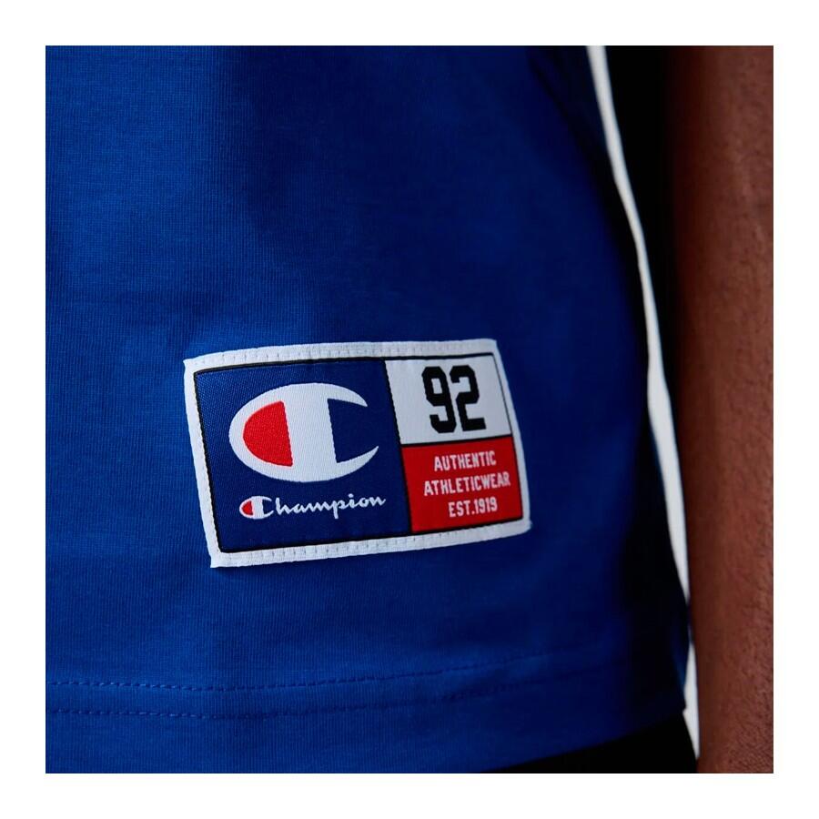 Camiseta Hombre Champion 219747 Azul 3/4