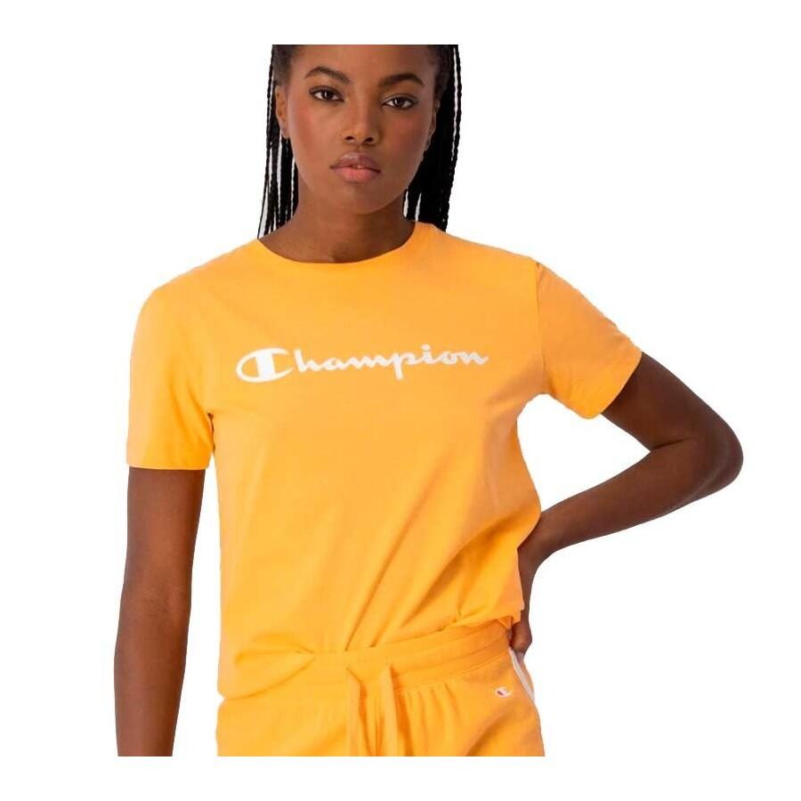 Maglia Champion Crewneck Arancio 3/5