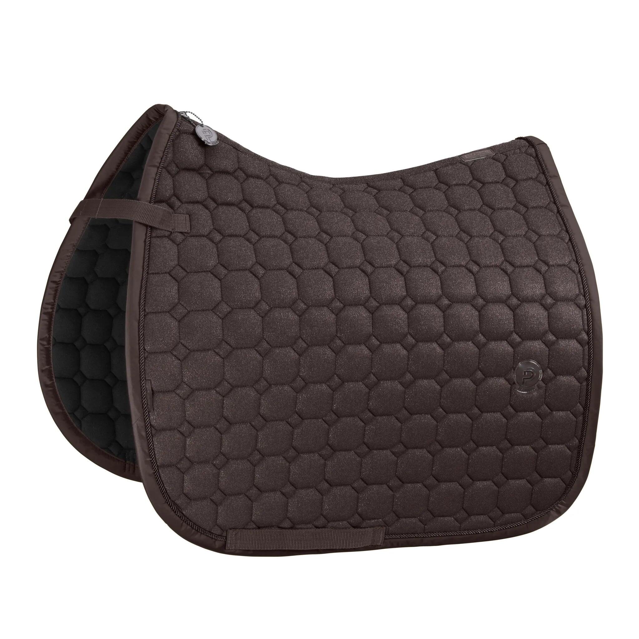 ESKADRON Teak Brown Eskadron Zadeldek Cotton Glitter Platinum 24