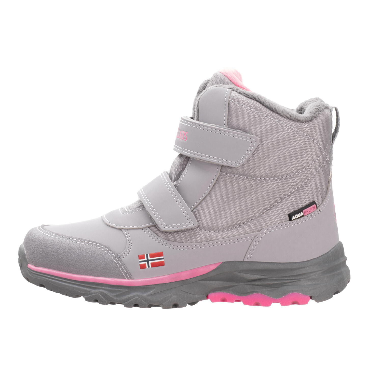 Kinder Wanderschuh Hafjell Silbergrau/Hellmagenta 2/7