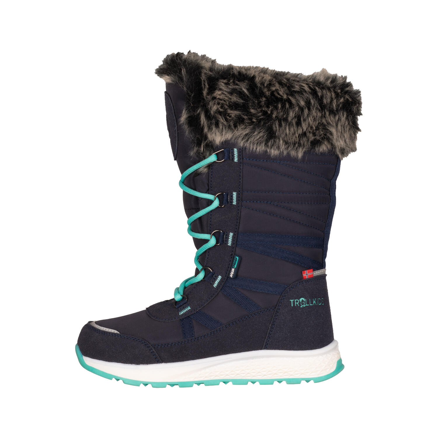 Mädchen Winterstiefel Hemsedal XT Marineblau/Mint 2/8