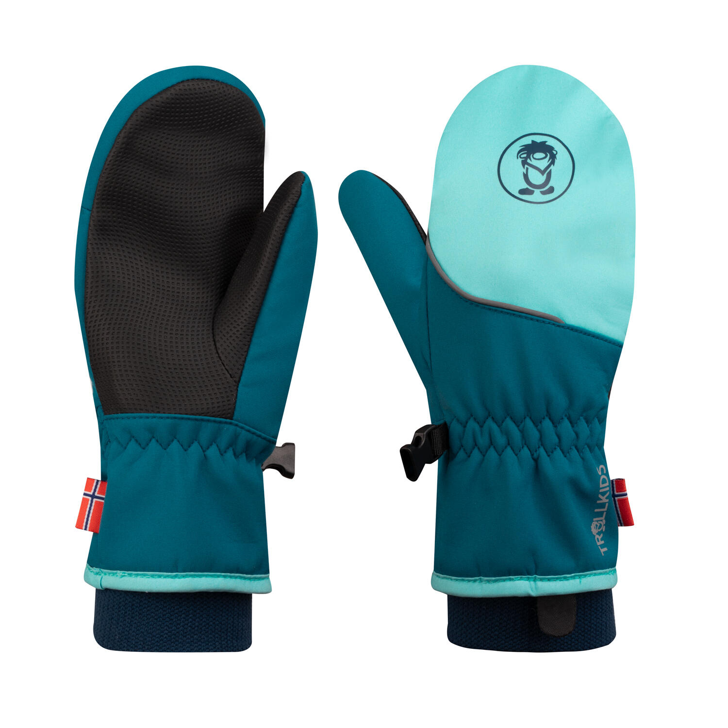 TROLLKIDS Kinder Fäustlinge Trolltunga Arktisblau/Dunkel Marine